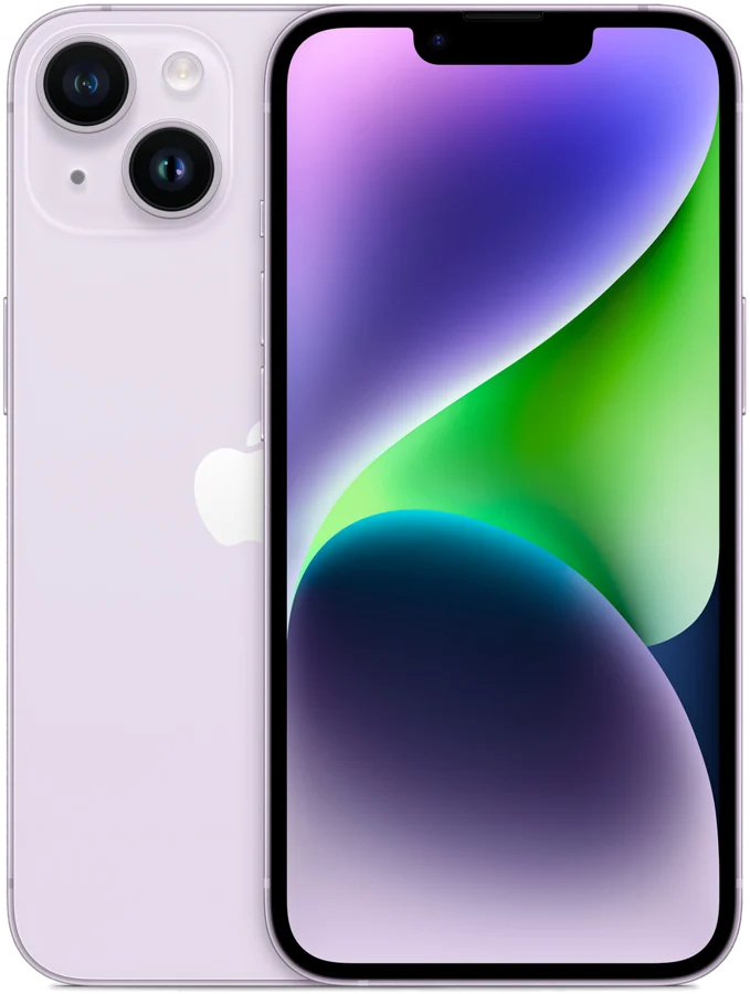 iPhone 14 color Morado