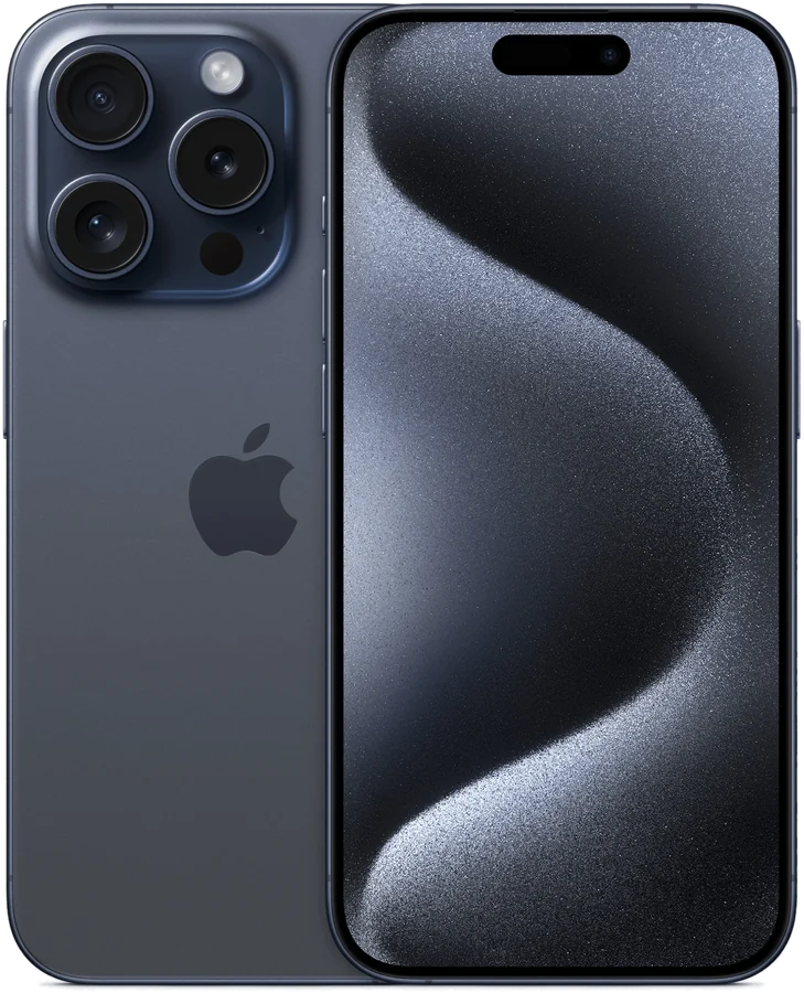 iPhone 15 Pro Max color Titanio azul